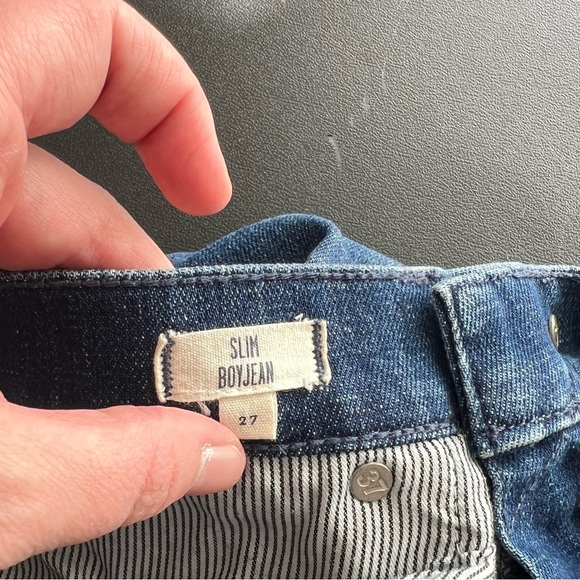 Madewell Women’s Patchwork Slim Boy Jeans Size 27 - Picture 7 of 9